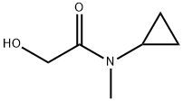 N-cyclopropyl-2-hydroxy-N-methylacetamide Structure