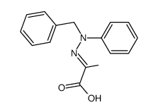 2-(benzyl-phenyl-hydrazono)-propionic acid结构式