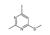 4-iodo-2-methyl-6-(methylthio)pyrimidine结构式