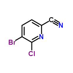 5-Bromo-6-chloropicolinonitrile Structure