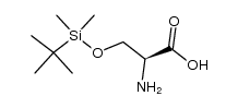 O-(tert-butyldimethylsilyl)-L-serine结构式