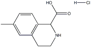 6-甲基-1,2,3,4-四氢异喹啉-1-羧酸盐酸盐结构式