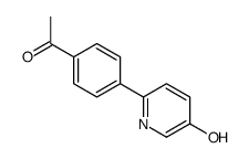 1-[4-(5-hydroxypyridin-2-yl)phenyl]ethanone Structure