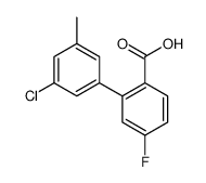 2-(3-chloro-5-methylphenyl)-4-fluorobenzoic acid结构式