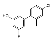 3-(4-chloro-2-methylphenyl)-5-fluorophenol结构式