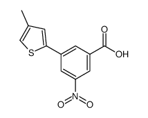 3-(4-Methyl-2-thienyl)-5-nitrobenzoic acid结构式
