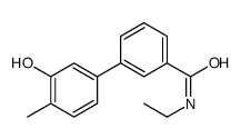 N-ethyl-3-(3-hydroxy-4-methylphenyl)benzamide结构式