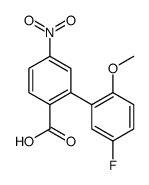 2-(5-fluoro-2-methoxyphenyl)-4-nitrobenzoic acid结构式