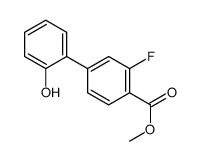 methyl 2-fluoro-4-(2-hydroxyphenyl)benzoate结构式