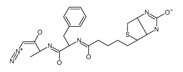 biotin-phenylalanyl-alanine diazomethyl ketone结构式
