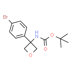 (3-(4-溴苯基)氧杂环丁烷-3-基)氨基甲酸叔丁酯图片