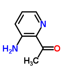 1-(3-氨基吡啶-2-基)乙酮结构式