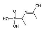 1-acetamidoethylphosphonic acid Structure