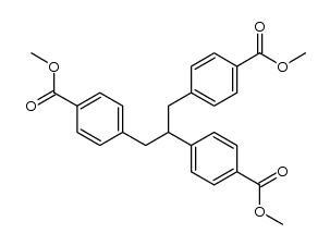 1,2,3-tris(4-carbomethoxyphenyl)propane Structure