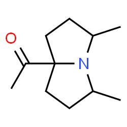 Ethanone, 1-(tetrahydro-3,5-dimethyl-1H-pyrrolizin-7a(5H)-yl)- (9CI)结构式