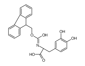 N-[(9H-Fluoren-9-ylmethoxy)carbonyl]-3-hydroxy-L-tyrosine Structure