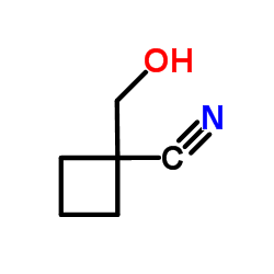 3-(hydroxymethyl)oxetane-3-carbonitrile结构式