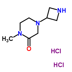 4-(Azetidin-3-yl)-1-Methylpiperazin-2-one dihydrochloride structure