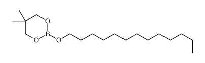 5,5-dimethyl-2-tridecoxy-1,3,2-dioxaborinane结构式