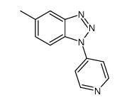 5-methyl-1-(4-pyridin-4-yl)-1H-1,2,3-benzotriazole Structure