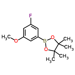 2-(3-Fluoro-5-methoxyphenyl)-4,4,5,5-tetramethyl-1,3,2-dioxaborolane picture