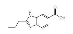 2-propyl-3H-benzimidazole-5-carboxylic acid Structure