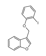 3-((2-iodophenoxy)methyl)benzofuran结构式