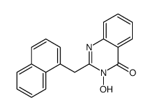 3-hydroxy-2-(naphthalen-1-ylmethyl)quinazolin-4-one Structure