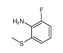 Benzenamine, 2-fluoro-6-(methylthio)- (9CI)结构式