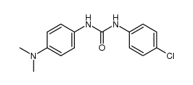 N-(4-chloro-phenyl)-N'-(4-dimethylamino-phenyl)-urea结构式