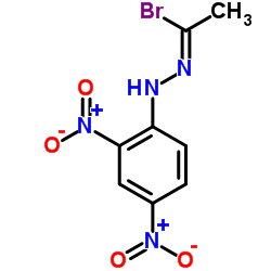 N-(2,4-Dinitrophenyl)ethanehydrazonoyl bromide结构式