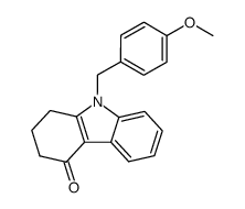 9-(4-methoxybenzyl)-1,2,3,4-tetrahydrocarbazol-4(9H)-one Structure