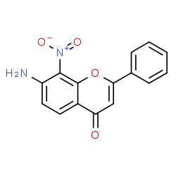 7-Amino-8-nitro-2-phenyl-4H-chromen-4-one结构式