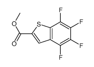 4,5,6,7-四氟苯并[b]噻吩-2-羧酸甲酯结构式