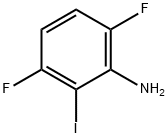 3,6-Difluoro-2-iodoaniline结构式