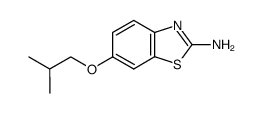 2-Benzothiazolamine,6-(2-methylpropoxy)-(9CI) Structure