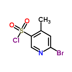 6-Bromo-4-methyl-3-pyridinesulfonyl chloride Structure