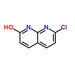 7-氯-1,8-二氮杂萘-2-醇结构式