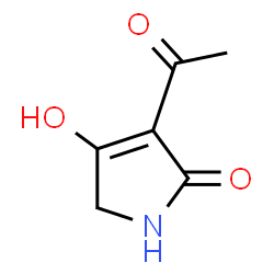 2,4-Pyrrolidinedione, 3-(1-hydroxyethylidene)- (9CI) structure