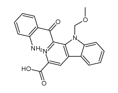 1-(2-aminobenzoyl)-9-(methoxymethyl)-9H-pyrido[3,4-b]indole-3-carboxylic acid Structure