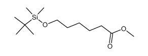 6-(tert-butyl-dimethylsilanoxy)hexanoic acid methyl ester Structure