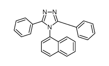 3,5-Diphenyl-4-(1-naphthyl)-1H-1,2,4-triazole Structure