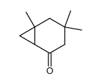 1,3,3-Trimethyl-bicyclo[4.1.0]heptanon-(5) Structure