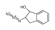 (1S,2R)-2-azido-2,3-dihydro-1H-inden-1-ol结构式