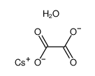 caesium oxalate monohydrate结构式