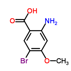 2-Amino-5-bromo-4-methoxybenzoic acid structure