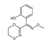 (E)-(5,6-dihydro-[1,4,2]dioxazin-3-yl)-(2-hydroxyphenyl)-methanone O-methyloxime Structure
