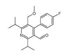 2,6-DIISOPROPYL-4-(4-FLUOROPHENYL)-5-METHOXYMETHYLPYRIDINE-3-CARBOXALDEHYDE structure
