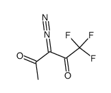 3-diazo-1,1,1-trifluoro-2,4-pentanedione Structure