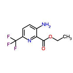 Ethyl 3-amino-6-(trifluoromethyl)pyridine-2-carboxylate structure